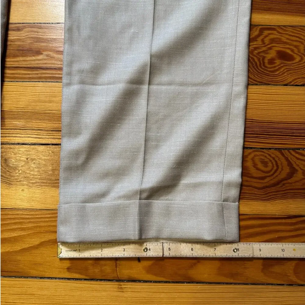 SUITSUPPLY Brescia Silk Linen Wool Blend Pants
